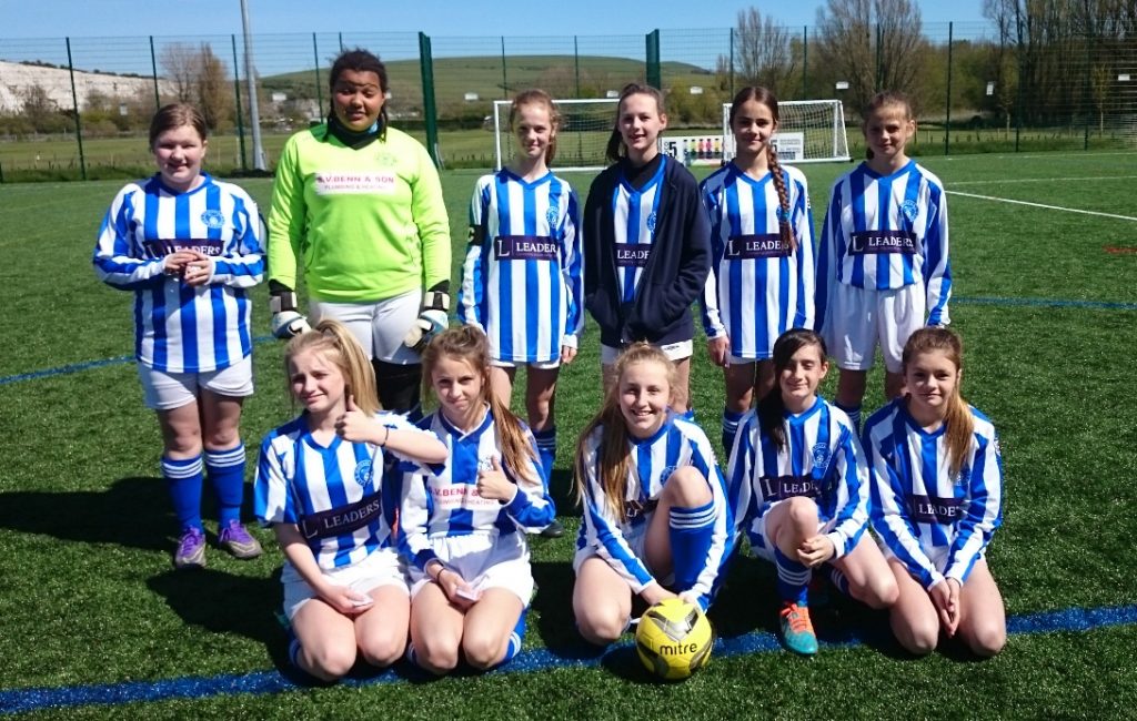 Horsham sparrows Under 13 girls team - 2015-16 season